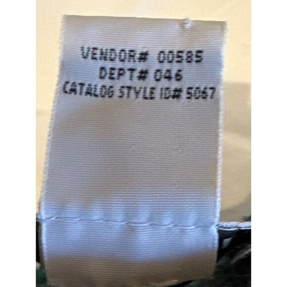 Eddie Bauer AKA Fair Isle Tall XL VTG Holiday Nordic Christmas Geometric Green - Picture 13 of 15